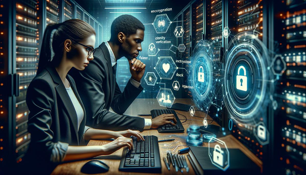 Image of human factors playing a role in cybersecurity